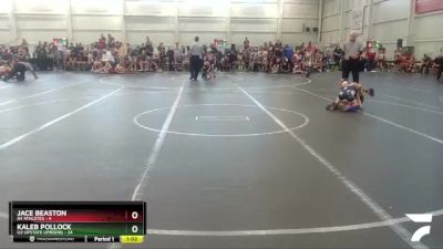 72 lbs Round 3 (8 Team) - Kaleb Pollock, U2 Upstate Uprising vs Jace Beaston, 84 Athletes