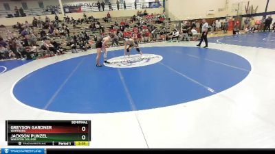 197 lbs Semifinal - Greyson Gardner, Wartburg vs Jackson Punzel, Wheaton College