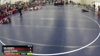 102 lbs Round 3 (6 Team) - Connor Maddox, Indiana Blue vs Cal Schartz, Kansas Rattlers