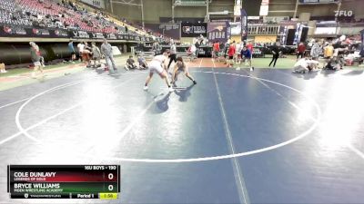 190 lbs Champ. Round 2 - Bryce Williams, Moen Wrestling Academy vs Cole Dunlavy, Legends Of Gold