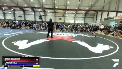 102 lbs Round 1 - Bruin Bloomer, OR vs Landon Hill, AK