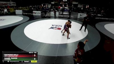 120 lbs Cons. Round 1 - Raymond Balli, Delta Wrestling Club vs Daniel Ramos, California