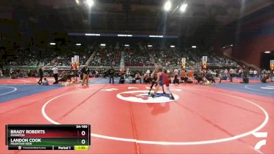 3A-160 lbs Quarterfinal - Landon Cook, Mountain View vs Brady Roberts, Evanston