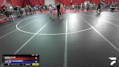 187 lbs Round 1 - Aiden Kilde, Wisconsin vs Carter Daugherty, Wisconsin