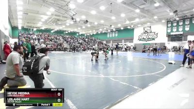 101 lbs Champ. Round 2 - Heyde Medina, Long Beach Poly vs Leilahni Hart, Victor Valley