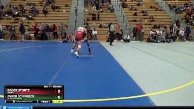 115 lbs Cons. Semi - Brock Stortz, NEIWC vs Ryker Schingeck, X-Factor Elite