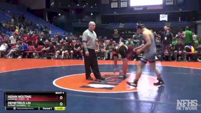 182 lbs Quarterfinals (8 Team) - Aidan Nolting, Lockport (Twp.) vs Demetrius Lin, Gurnee (Warren)