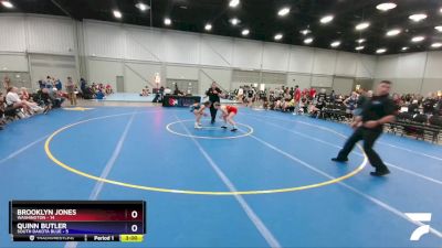 117 lbs Placement Matches (16 Team) - Brooklyn Jones, Washington vs Quinn Butler, South Dakota Blue