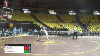 125 lbs Dual - Trey Chalifoux, Army vs Joe Heilmann, North Carolina