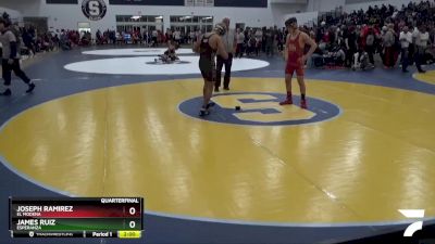 126 lbs Quarterfinal - James Ruiz, Esperanza vs Joseph Ramirez, El Modena