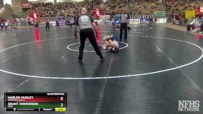 A 138 lbs Quarterfinal - Grant Hawkinson, Page vs Harlen Hunley, Knoxville Halls