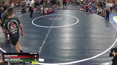 115 lbs Quarterfinal - Elijah Munoz, Buchanan vs Neko Archuleta, Sunkist Kids/Monster Garage