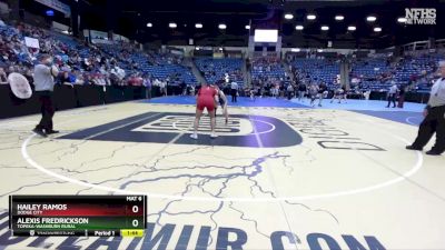 135 lbs Champ. Round 1 - Hailey Ramos, Dodge City vs Alexis Fredrickson, Topeka-Washburn Rural