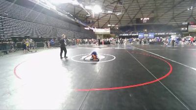 77 lbs Champ. Round 1 - Oliver Wilson, Spokane Wrestling vs Johnny `Bo` Baxter, Punisher Wrestling Company