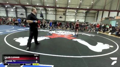 106 lbs Cons. Round 3 - Caleb Clemans, WA vs Michael Tu, WA