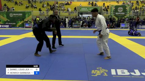 JOSE DANIEL LOUIS JEAN vs PEDRO HENRICH BARBOSA DE OLIVEIR 2024 Brasileiro Jiu-Jitsu IBJJF
