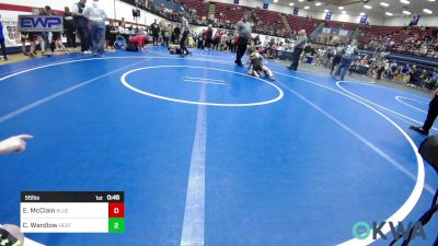 55 lbs Quarterfinal - Ezekiel McClain, Blue Devil Wrestling vs Clayton Wardlow, Heat