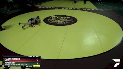 115 lbs Cons. Round 1 - Mason Moscho, Rocori vs Ryan Goth, STMA (St. Michael/Albertville)