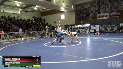 132 lbs Semifinal - Julian Aguilar, Eleanor Roosevelt vs Dewitt Xander, Yucaipa