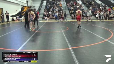 16U-4 lbs Round 3 - Teague Smith, Team Valley Wrestling Club vs Jayden Bucknell, Immortal Athletics