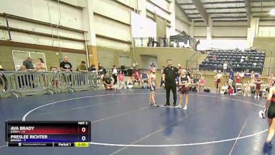 81 lbs Round 1 (8 Team) - Ava Brady, Utah 1 vs PRESLEE RICHTER, Nevada