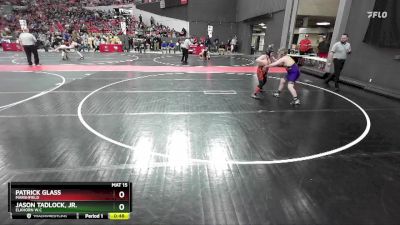 150 lbs Quarterfinal - Patrick Glass, Marshfield vs Jason Tadlock, Jr., Elkhorn W.C