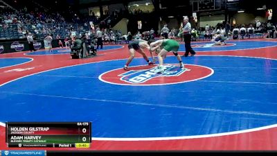 6A-175 lbs Cons. Round 2 - Holden Gilstrap, Jackson County vs Adam Harvey, Blessed Trinity Catholic