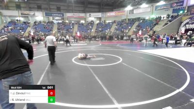 40 lbs Consi Of 8 #2 - James Devaul, Pikes Peak Warriors vs Sawyer Uhland, Valley Bad Boys