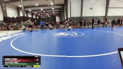 157 lbs Cons. Semi - Jaden Tobey, Outlaw Wrestling Club vs Graysen Serl, CNWC Concede Nothing Wrestling Club