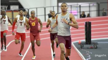 Men's 800m, Heat 1 - Texas A&M Devin Dixon 1:45.27!