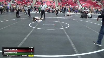 70 lbs Semifinal - Ethan Gorman, Andover Wrestling Club vs Connor Meyer, Triumph