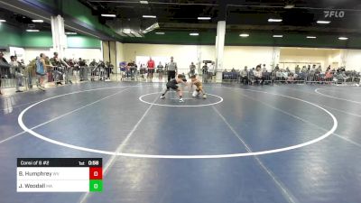 95 lbs Consi Of 8 #2 - Brock Humphrey, WV vs John Woodall, MA