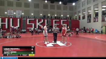 285 lbs Placement (16 Team) - Logan Treadwell, Thompson HS vs Sammy Grimes, Bob Jones