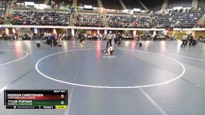 67 lbs Champ. Round 1 - Hudson Christensen, Moen Wrestling Academy vs Tyler Popham, Immortal Athletics WC