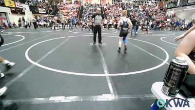 100 lbs Quarterfinal - Hunter Hughes, R.A.W. vs Asher Emmons, Dark Cloud Wrestling Club