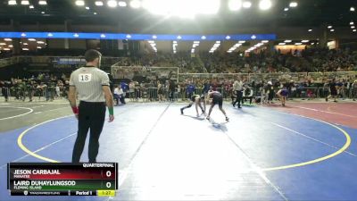 2A 138 lbs Quarterfinal - Laird Duhaylungsod, Fleming Island vs JESON CARBAJAL, Manatee