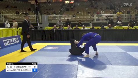 KATIE BETH STENSGARD vs JULIE MARIE FERGUSON 2024 Pan Jiu Jitsu IBJJF Championship
