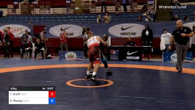 60 kg Prelims - Tyler Graff, Titan Mercury Wrestling Club vs Ryan Mango, Army WCAP