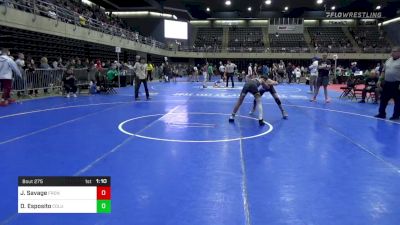 95 lbs Quarterfinal - Joseph Savage, Front Royal vs Dominic Esposito, Columbia