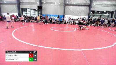 94 lbs Quarterfinal - Brock Humphrey, Quest School Of Wrestling vs Keegan Bassett, Compound/RPW