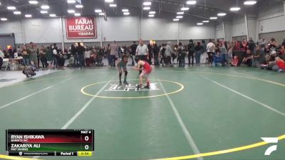 62 lbs Cons. Round 4 - Ryan Ishikawa, Bandits WC vs Zakariya Ali, Mat Sharks