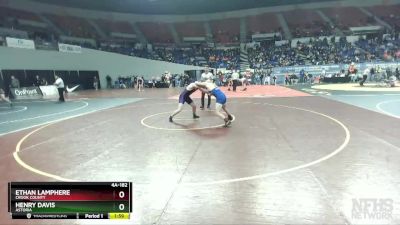 4A-182 lbs Champ. Round 1 - Ethan Lamphere, Crook County vs Henry Davis, Astoria