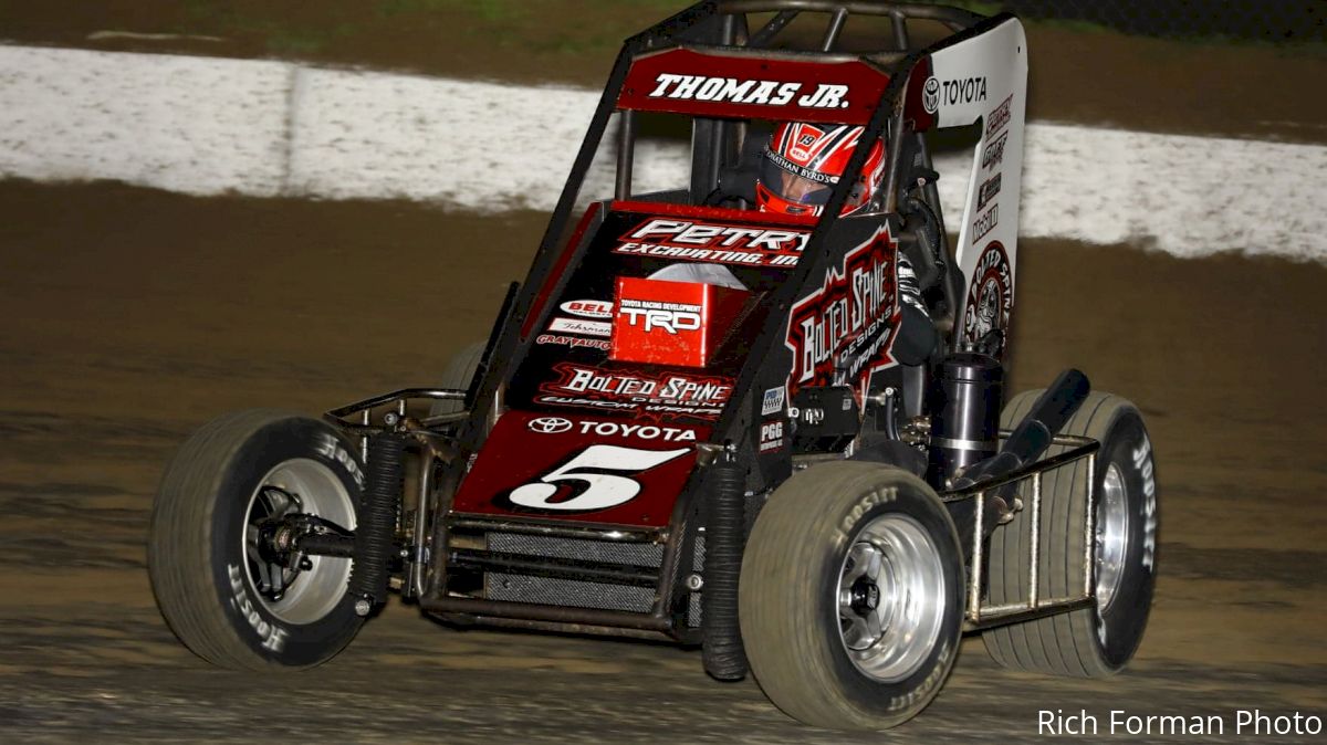 Kevin Thomas, Jr. Leads All In Ocala Midget Practice