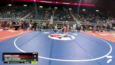 120 lbs 3rd Place Match - Gerrielle Davis, Green River Grapplers vs William Huether, Moorcroft Mat Masters Wrestling Club