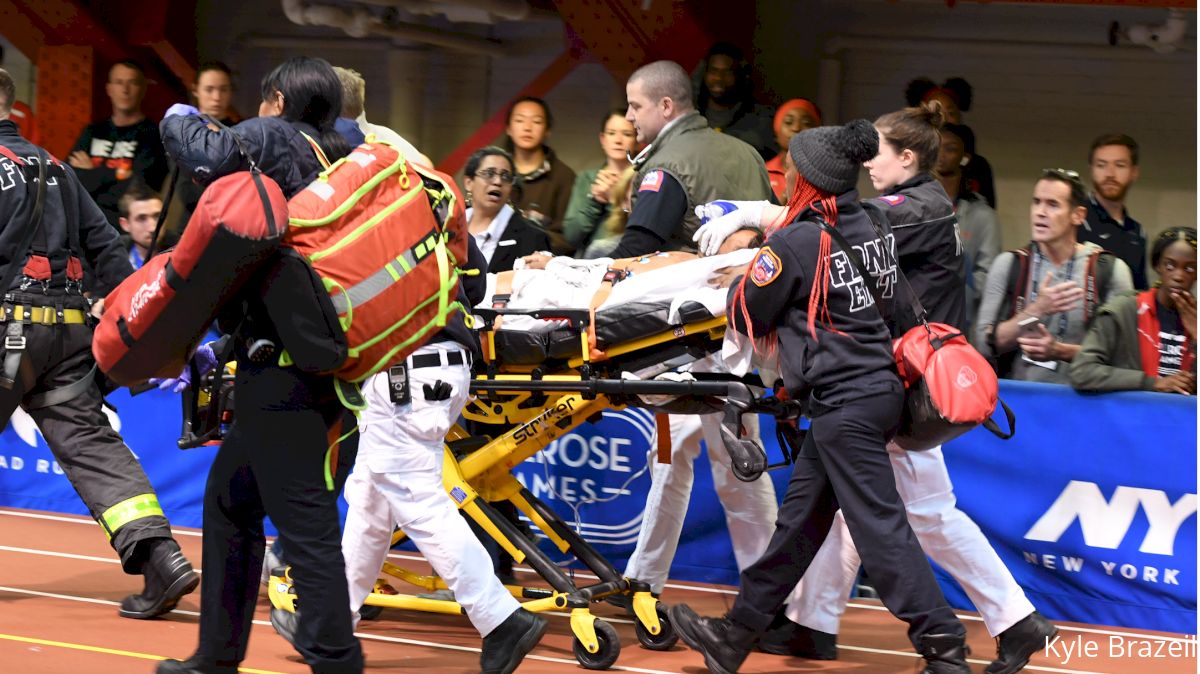 UPDATES: Kemoy Campbell Collapses At Millrose Games, Taken To Hospital