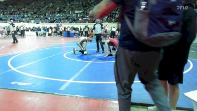 110 lbs Consi Of 16 #2 - Bodey Boss, Poteau vs Lane Burnam, Mangum Wrestling