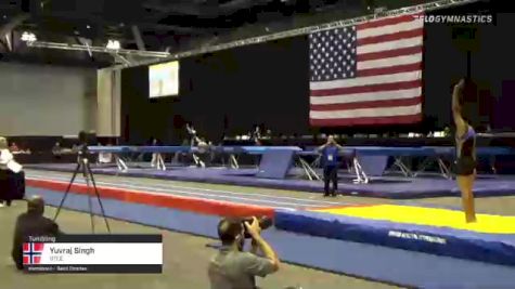 Yuvraj Singh - Tumbling, STLE - 2021 USA Gymnastics Championships