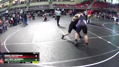 200 lbs Semifinal - Emmet Rosterman, Blair Wrestling Club vs Matthew Newberg, Gretna Youth Wrestling