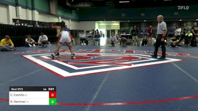 120 lbs 3rd Place - Christian Castillo, AZ vs Ronnie Ramirez, CA