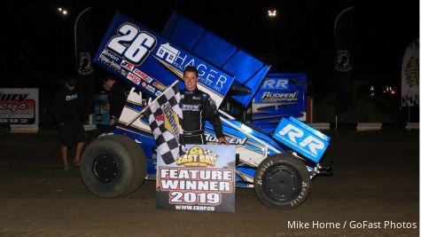 Eliason Blasts to East Bay Sprint Victory